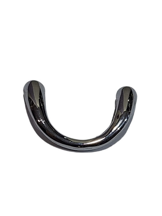 Mâner de Mobilier Italian Eureka 0477-032-ino1 Culoare Full Face Crom Lucios Dimensiune 3,2cm