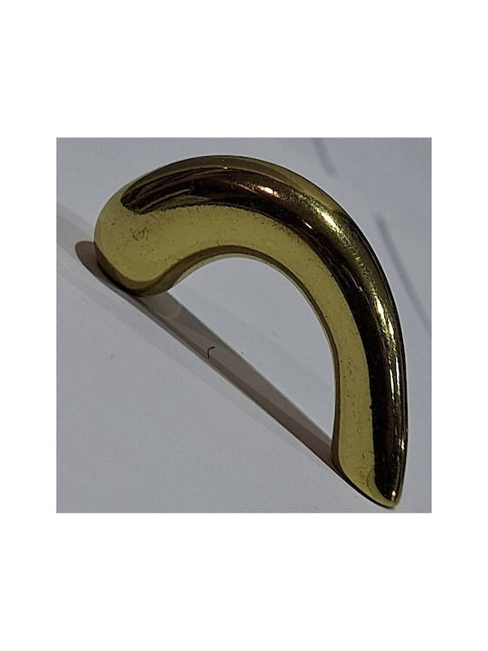 Italian Furniture Handle Eureka 0475-032 Gold 3.2cm Glossy