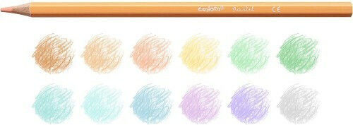 Carioca Pastel Colored Pencil Set 12 Packs of Package of 1 packages