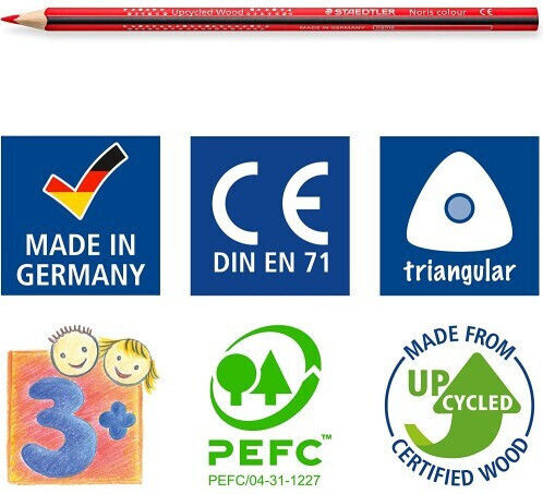 Staedtler Noris Colour Colored Pencil Set Package of 1 packages