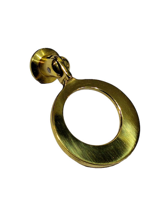 Handmade Brass Furniture Knob Omp Porro 10610-oro1 Gold Polished Diameter 45