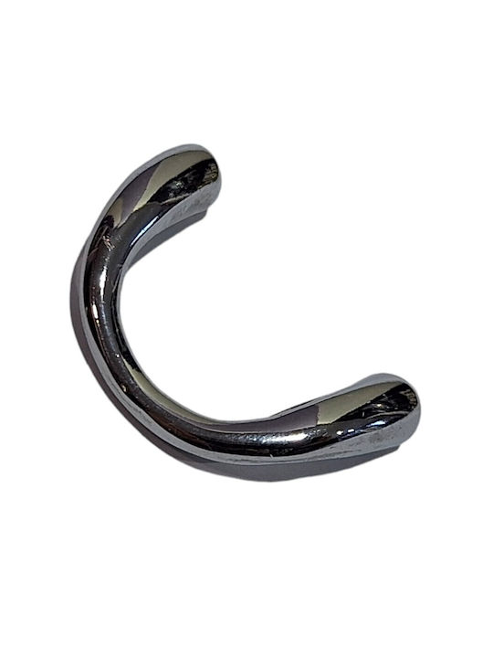 Mâner de Mobilier Italian Eureka 0477-032-ino1 Culoare Full Face Crom Lucios Dimensiune 3,2cm