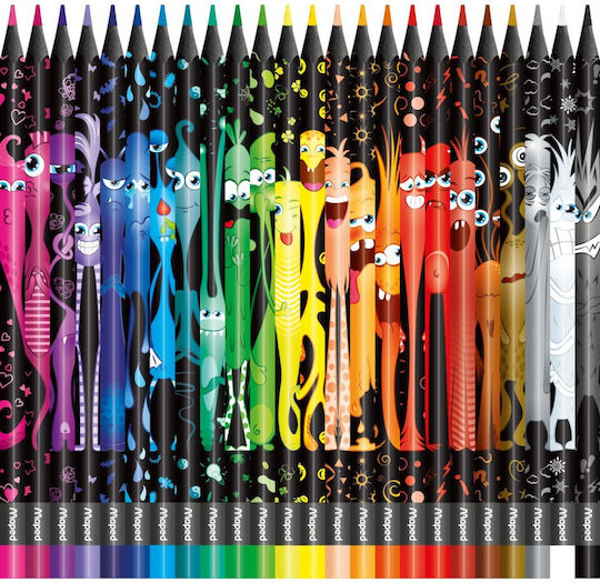 Maped Color'Peps Monster Colored Pencil Set Package of 1 packages