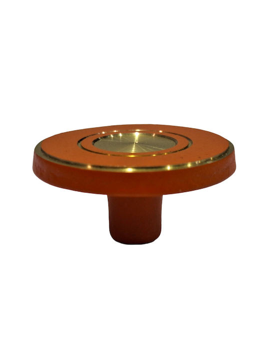 Italienisches Messing Möbelknopf Euro-fer 11040-brz2 Gold-Orange Durchmesser 25