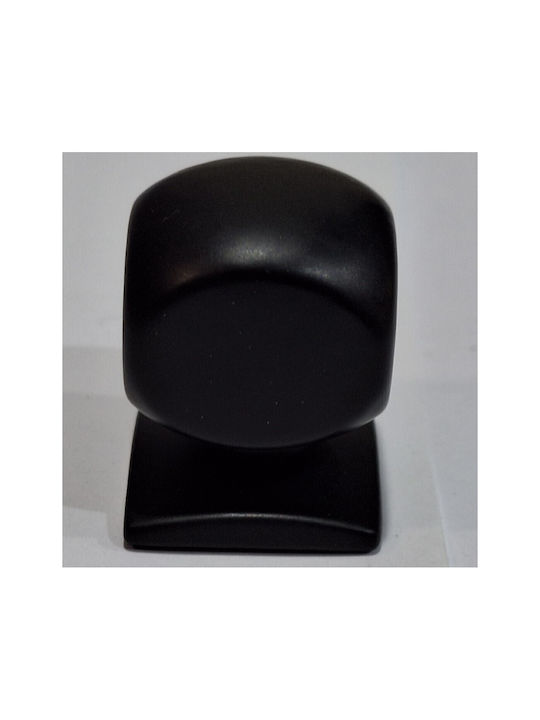 Italian Brass Furniture Knob Omp Porro 11418-000-20a1 Matte Black Diameter 25