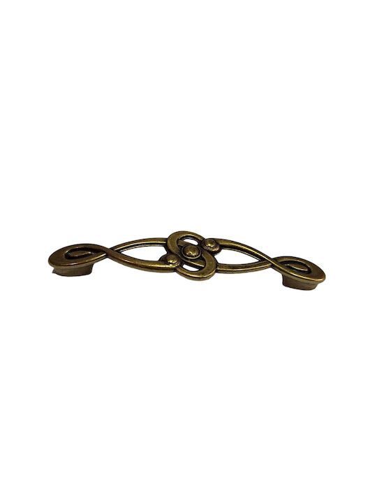 Italian Furniture Handle Euro-fer 0193-brz1 Bronze Diameter 12.8cm