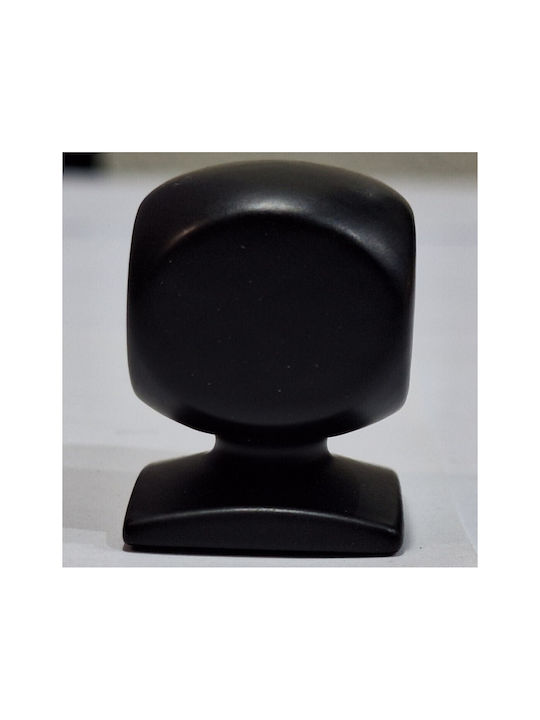 Italian Brass Furniture Knob Omp Porro 11418-000-20a1 Matte Black Diameter 25