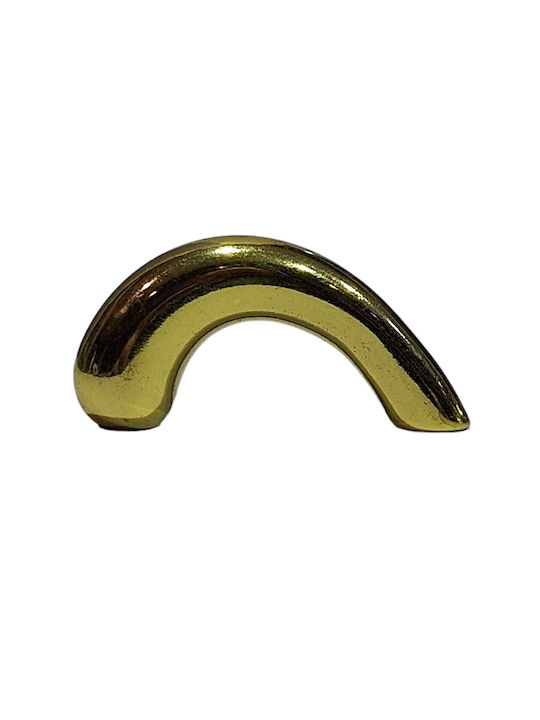 Italian Furniture Handle Eureka 0475-032 Gold 3.2cm Glossy