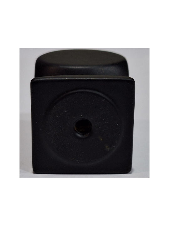 Italian Brass Furniture Knob Omp Porro 11418-000-20a1 Matte Black Diameter 25