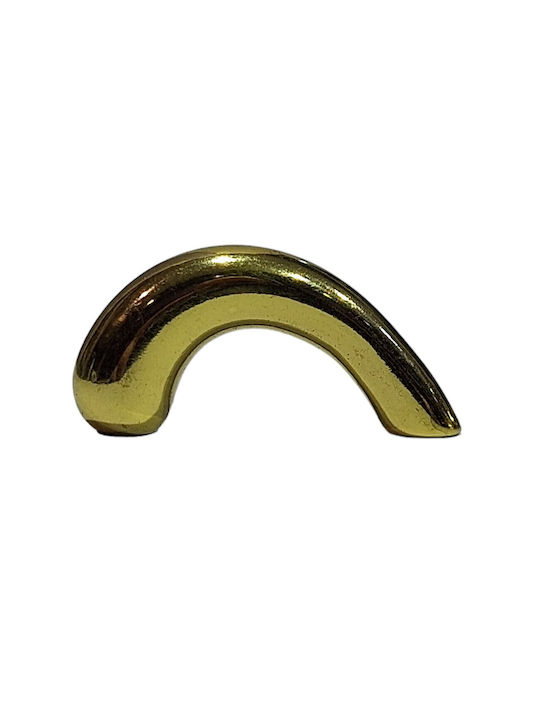 Italian Furniture Handle Eureka 0475-032 Gold 3.2cm Glossy
