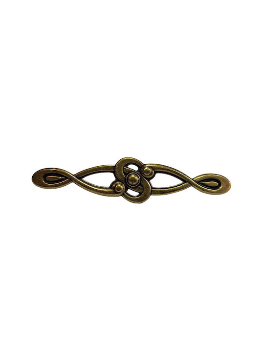 Italian Furniture Handle Euro-fer 0193-brz1 Bronze Diameter 12.8cm