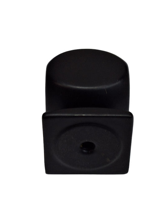Italian Brass Furniture Knob Omp Porro 11418-000-20a1 Matte Black Diameter 25