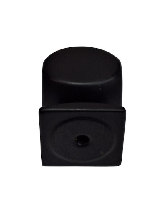Italian Brass Furniture Knob Omp Porro 11418-000-20a1 Matte Black Diameter 25