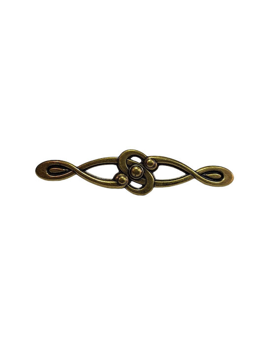 Italian Furniture Handle Euro-fer 0193-brz1 Bronze Diameter 12.8cm