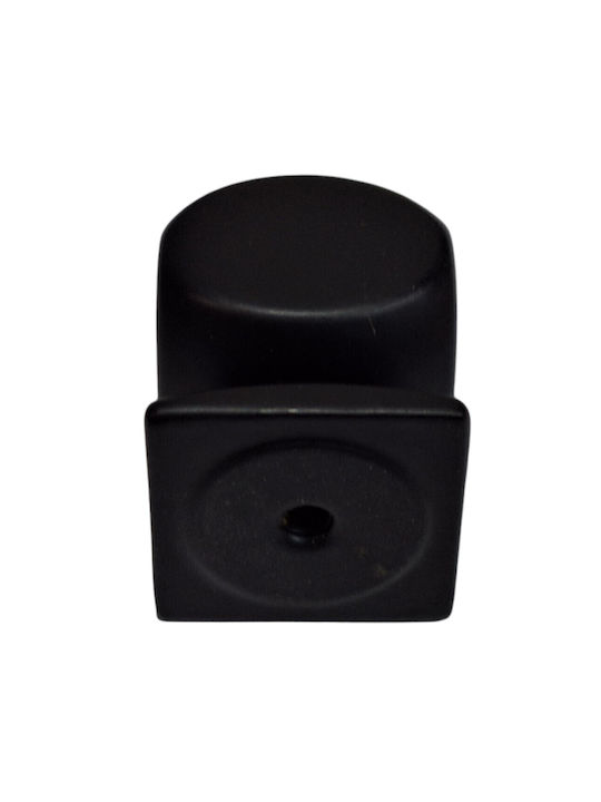 Italian Brass Furniture Knob Omp Porro 11418-000-20a1 Matte Black Diameter 25