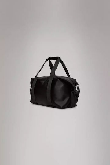 Rains Hilo Weekend Bag Small Σακ Βουαγιάζ 18lt Black Grain Υφασμάτινο Μ40xΠ20xΥ23εκ.
