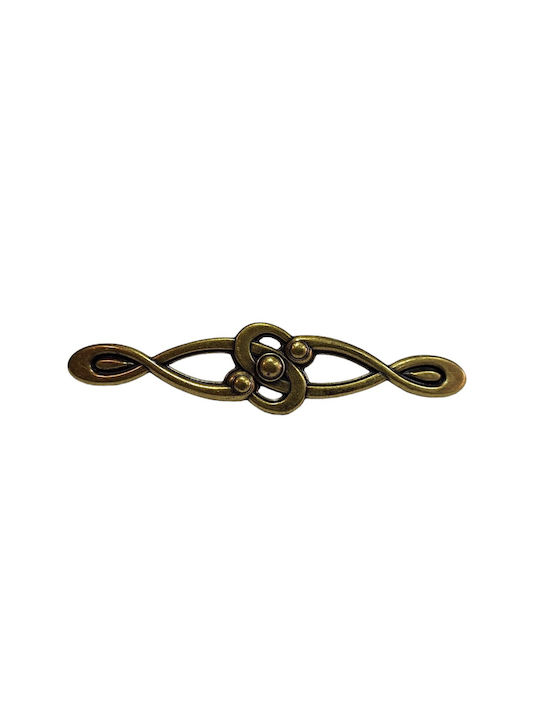 Italian Furniture Handle Euro-fer 0193-brz1 Bronze Diameter 12.8cm