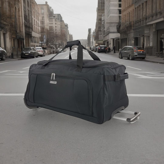 Diplomat Sack Voyage 90lt Black with Wheels Fabric L73xW35xH36cm