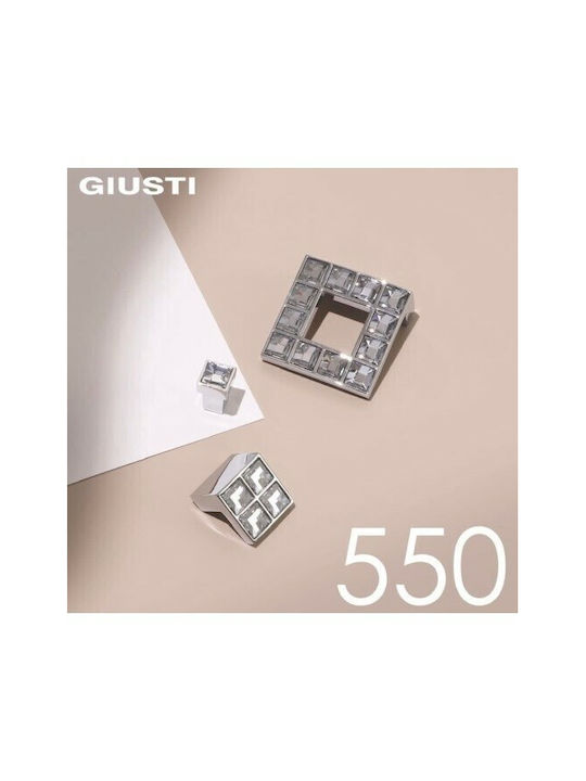 Giusti Swarovski Möbelgriffe 16mm Chrom 233-550ρ000016