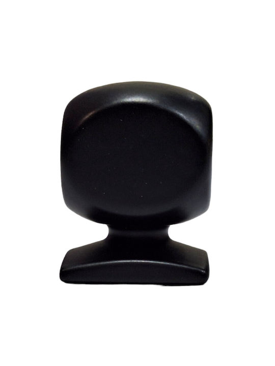 Italian Brass Furniture Knob Omp Porro 11418-000-20a1 Matte Black Diameter 25