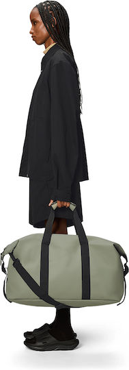 Rains Hilo Weekend Bag Sack Voyage 37lt Green made of Artificial Leather L52xW26xH27cm