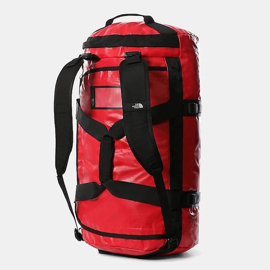 The North Face Base Camp Σακ Βουαγιάζ Πλάτης 71lt Κόκκινο Υφασμάτινο Μ35.5xΠ35.5xΥ35εκ.