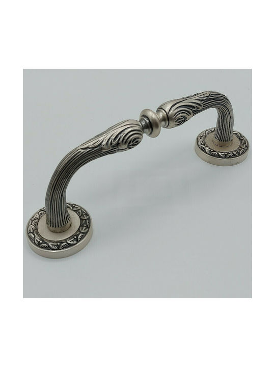 Spanische Messing Türgriff Mestre 4924-arg Gebraucht Silber Größe 18,5cm
