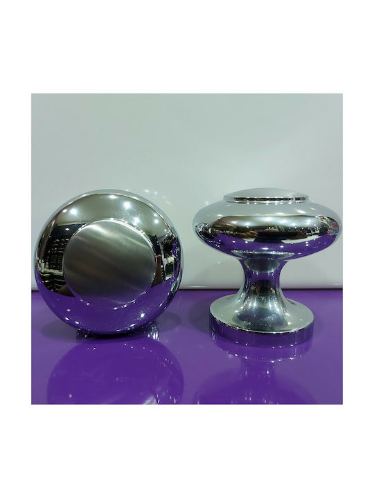 Regutti 4889-000-ινο Italian Brass Front Door Knob Dual Color Dimensions 72 × 72 × 75 Mm