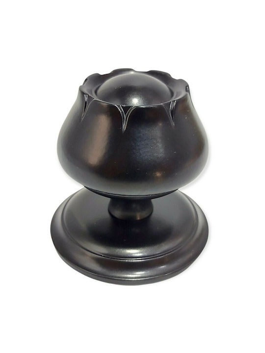 Spanish Brass Front Door Knob Mein 9274-may Black Matte Dimensions 83×83×80 Mm
