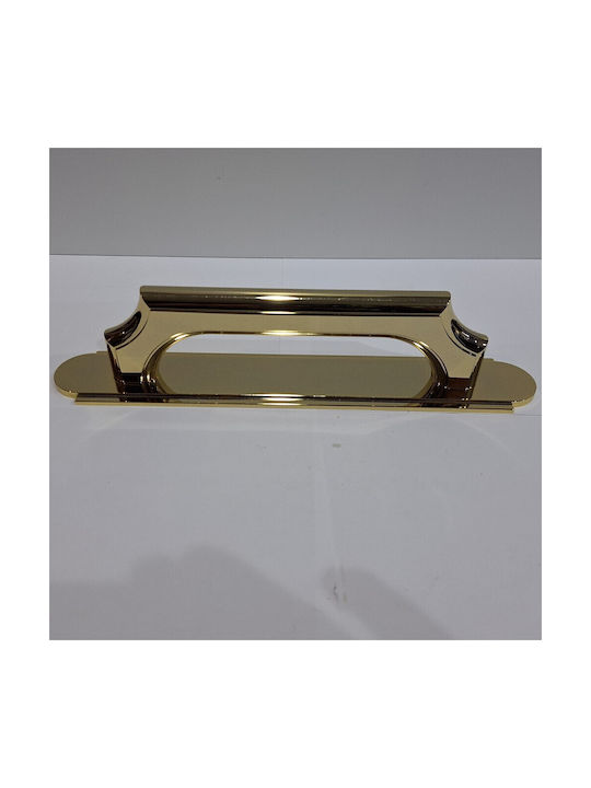 Italian Bronze Handmade Front Door Handle Acm 11272-178-24k Gold-Polished Dimension 17.8cm
