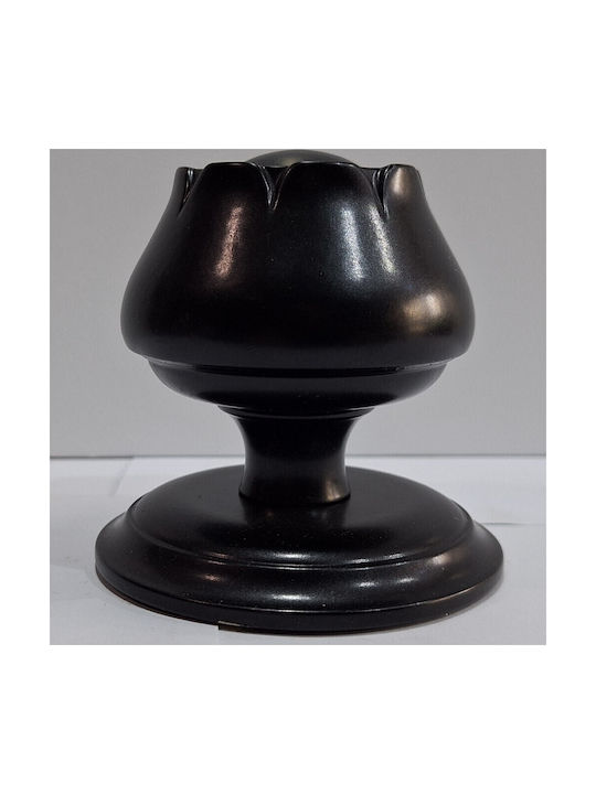 Spanish Brass Front Door Knob Mein 9274-may Black Matte Dimensions 83×83×80 Mm