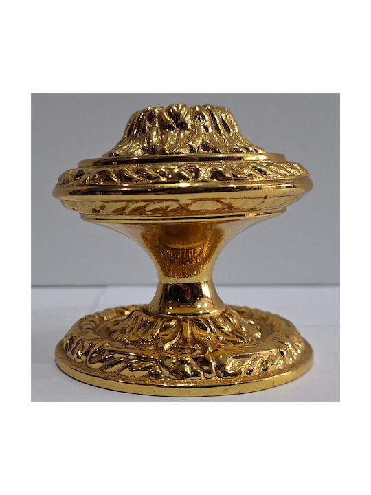 Spanischer Messing-Knopf Für Vordertür Coba 4876-oro2 Gold 24k Maße 70×70×65 Mm