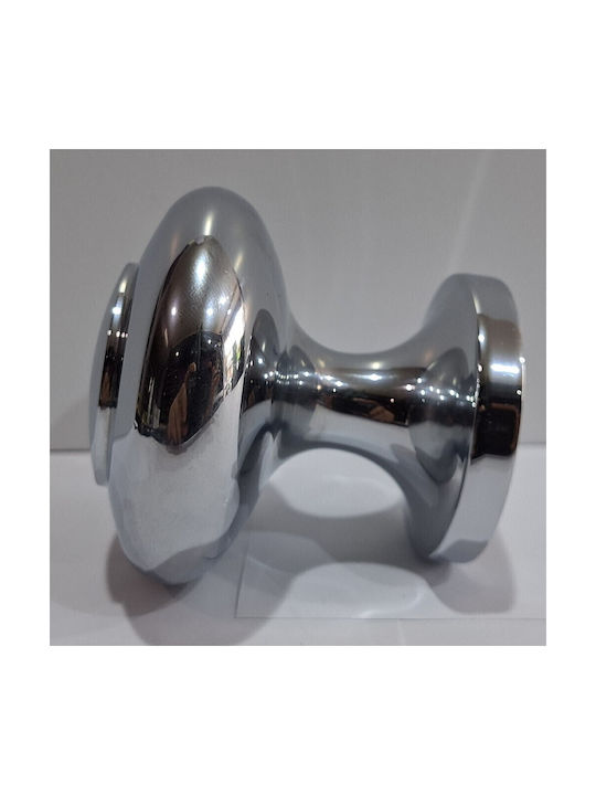 Regutti 4889-000-ινο Italian Brass Front Door Knob Dual Color Dimensions 72 × 72 × 75 Mm