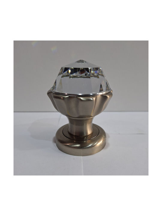 Spanish Brass Knob Mestre 4882-swa1 Swarovski Crystal