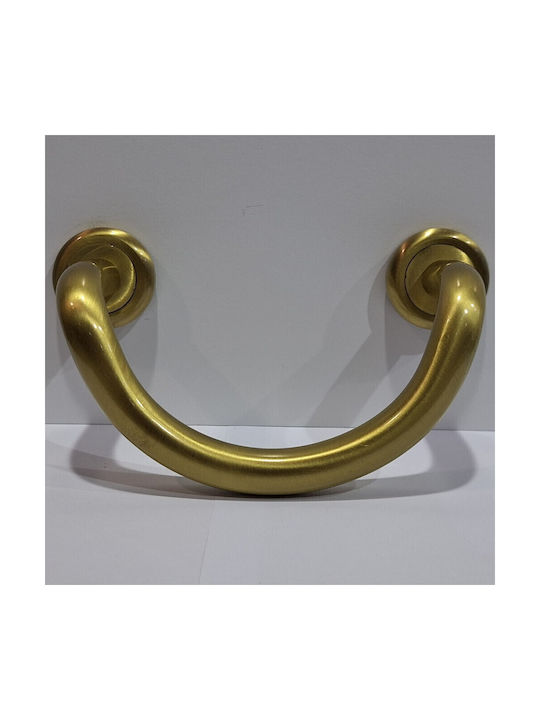 Mânere Ușă Nestori 0625-20a1 Auriu Mat-satin Dimensiune 17,0cm