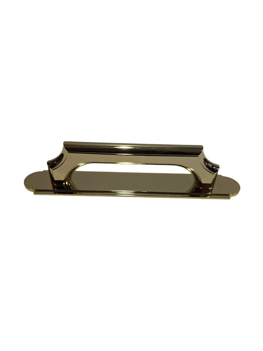 Italian Bronze Handmade Front Door Handle Acm 11272-178-24k Gold-Polished Dimension 17.8cm