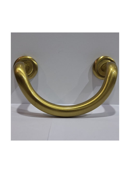 Mânere Ușă Nestori 0625-20a1 Auriu Mat-satin Dimensiune 17,0cm