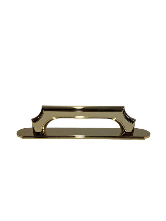 Italian Bronze Handmade Front Door Handle Acm 11272-178-24k Gold-Polished Dimension 17.8cm