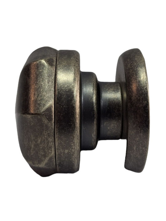 Nestori 0800-fer1 Italian Brass Front Door Lever Vintage Silver Dimensions 70 × 70 × 67 Mm