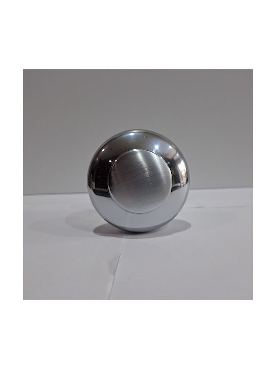 Regutti 4889-000-ινο Italian Brass Front Door Knob Dual Color Dimensions 72 × 72 × 75 Mm