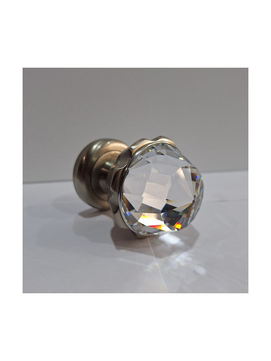 Spanish Brass Knob Mestre 4882-swa1 Swarovski Crystal