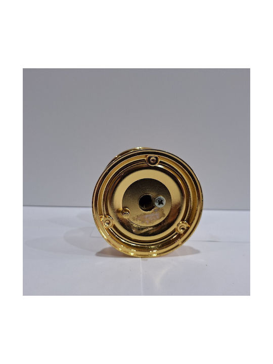 Spanischer Messing-Knopf Für Vordertür Coba 4876-oro2 Gold 24k Maße 70×70×65 Mm