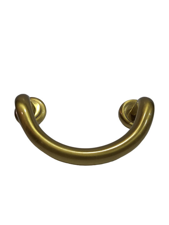 Mânere Ușă Nestori 0625-20a1 Auriu Mat-satin Dimensiune 17,0cm