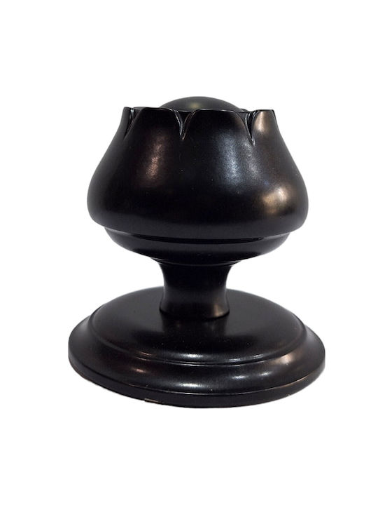 Spanish Brass Front Door Knob Mein 9274-may Black Matte Dimensions 83×83×80 Mm