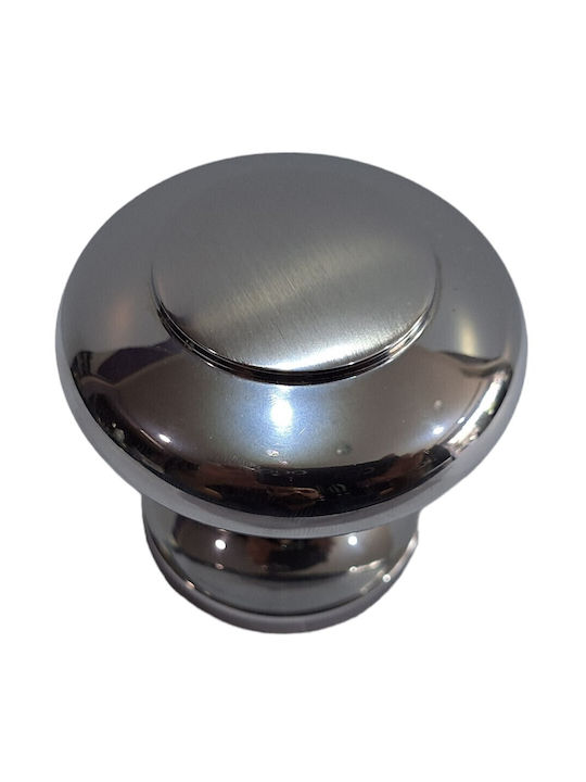 Regutti 4889-000-ινο Italian Brass Front Door Knob Dual Color Dimensions 72 × 72 × 75 Mm