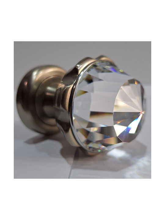 Spanish Brass Knob Mestre 4882-swa1 Swarovski Crystal
