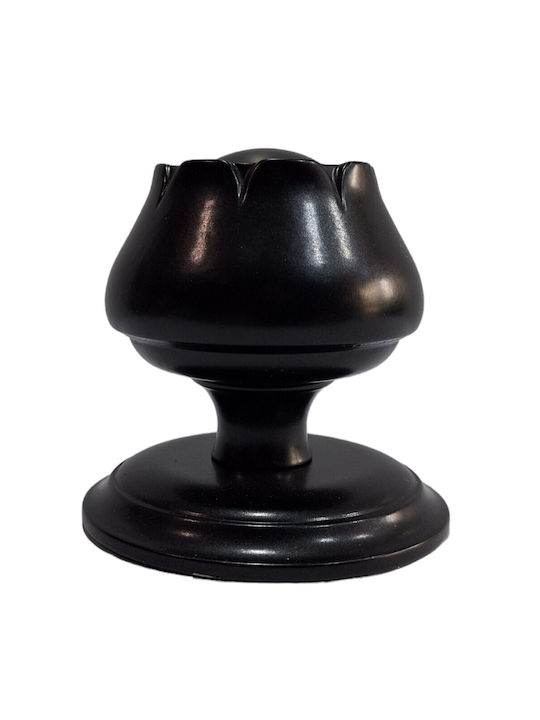 Spanish Brass Front Door Knob Mein 9274-may Black Matte Dimensions 83×83×80 Mm