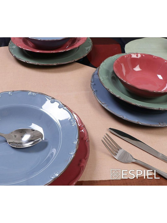 Espiel Liana Farfurie joasă Light Blue cu Diametru 27cm