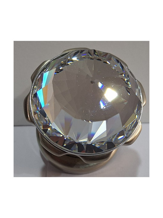 Spanish Brass Knob Mestre 4882-swa1 Swarovski Crystal