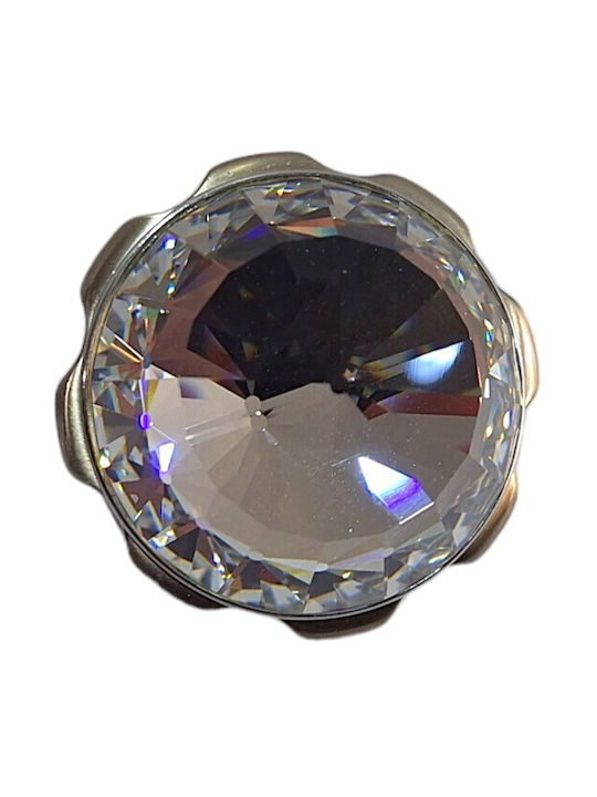 Spanish Brass Knob Mestre 4882-swa1 Swarovski Crystal